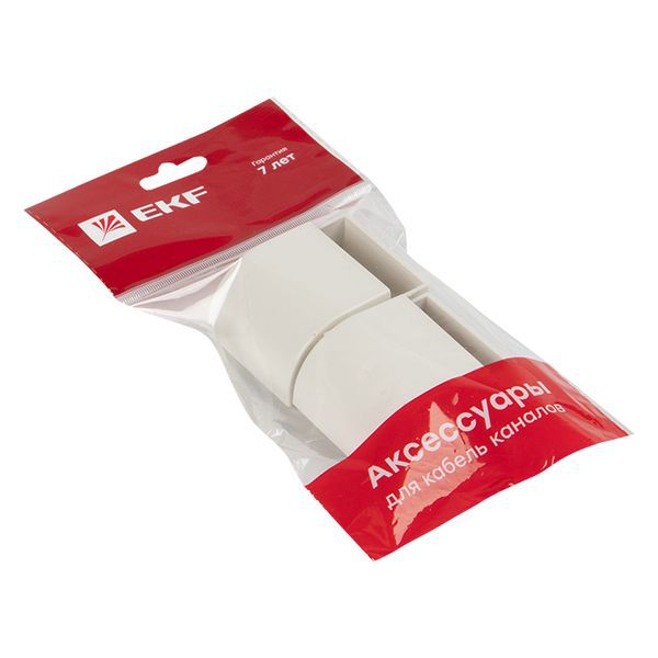  Заглушка 40х25 бел. Plast PROxima (уп.4шт) EKF ecw-40-25x4 фото в каталоге от BTSprom.by