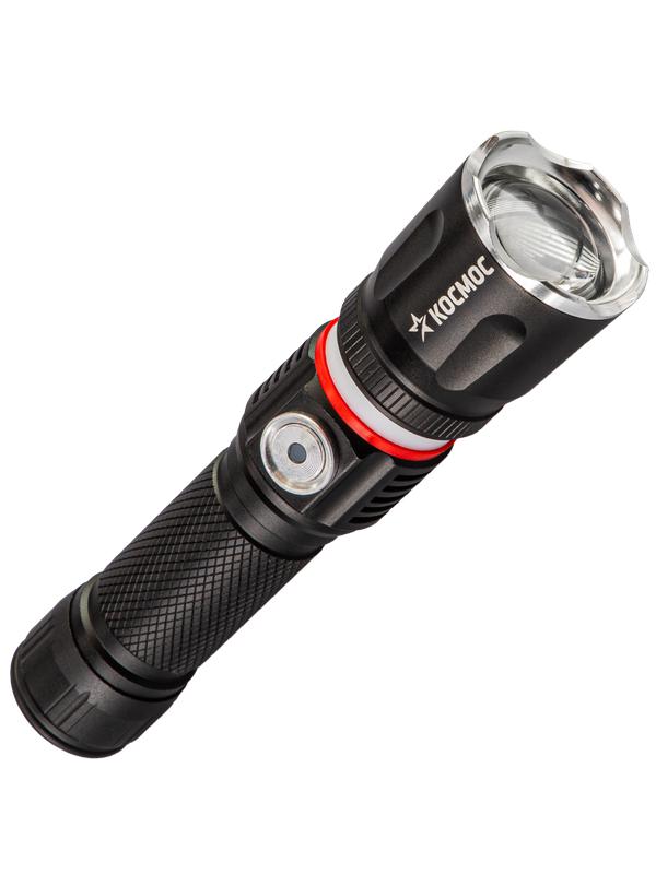 фонарь ручной аккум. 4вт t6led/li-ion18650 1200ма.ч алюм. космос (koc811lit) от BTSprom.by