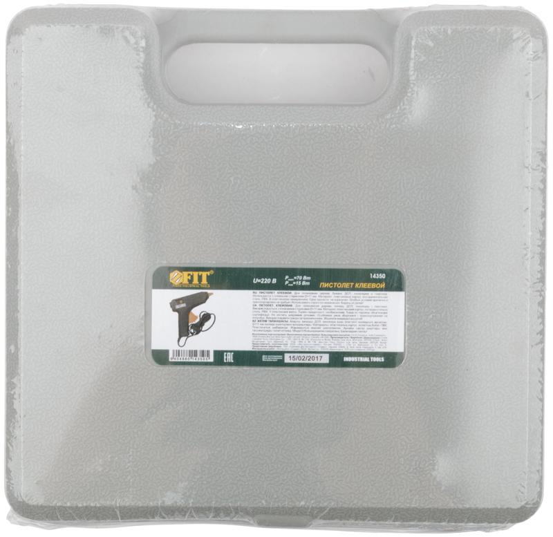 Пистолет клеевой 11мм 15Вт (70Вт ) в кейсе FIT 14350 фото в каталоге от BTSprom.by