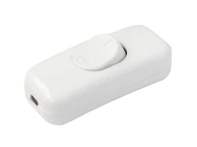 выключатель на шнур 6а 250в белый, bylectrica (однополюсный) вш116-003 от BTSprom.by
