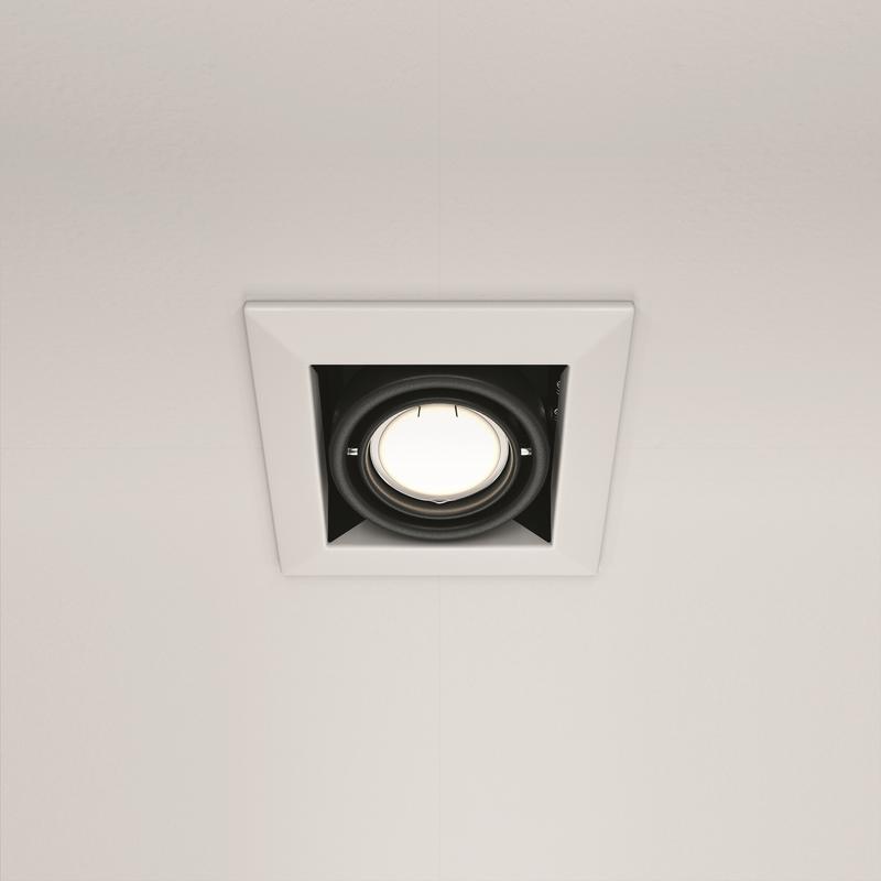  Светильник Metal Modern 1х10Вт GU10 встраив. Maytoni DL008-2-01-W фото в каталоге от BTSprom.by