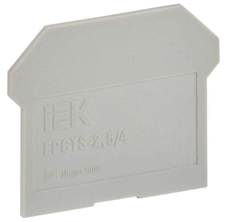 заглушка armafix для cts 2.5/4кв.мм сер. iek yct10-00-k03-002-zgl от BTSprom.by