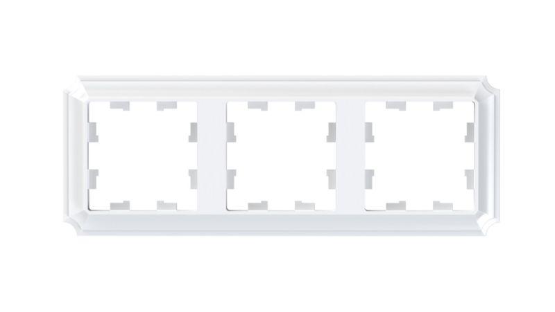 рамка 3-м atlasdesign antique универс. бел. se atn100103 от BTSprom.by