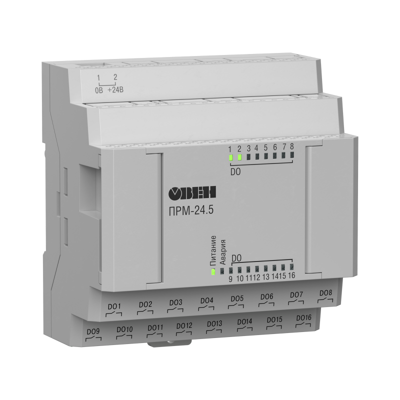  Модуль расширения аналоговых входов и дискретных выходов ПРМ-24.2 ОВЕН 106701 фото в каталоге от BTSprom.by