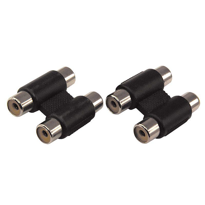  Переходник аудио 2 гнезда RCA - 2 гнезда RCA бинокль блист. Rexant 06-0165-A фото в каталоге от BTSprom.by