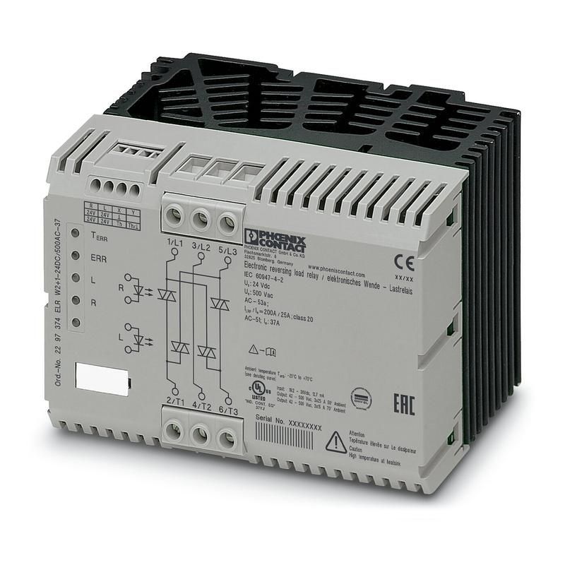 контактор полупроводниковый реверсивный elr w2+1- 24dc/500ac-37 phoenix contact 2297374 от BTSprom.by