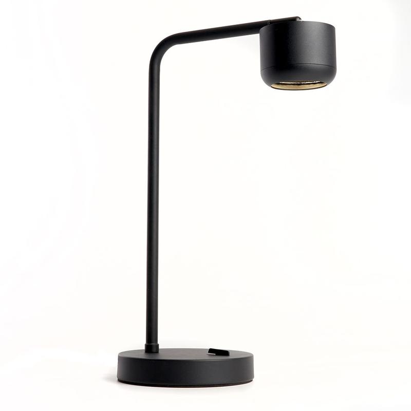 светильник настольный под лампу gx53 max 12вт 230в черн. de365 feron 48404 от BTSprom.by