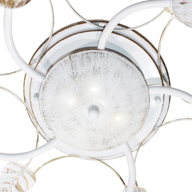  Светильник НПБ 01-5х60-102 (Плафон 62333) "Глория" 151 60Вт E14 IP20 бел./зол. (инд. упак.) Элетех 1005402939 фото в каталоге от BTSprom.by