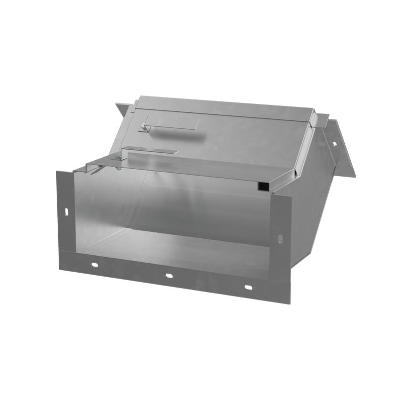 Короб кабельный блочный угловой одноканальный с поворотом вверх на 45град. 550х250 L685 сталь 1.5мм ККБ-УВП-0.2/0.5 HD КМ-Профиль LO63932 от BTSprom.by