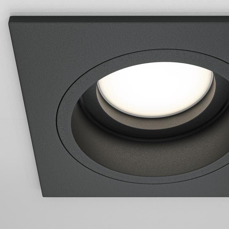  Светильник Atom 10Вт GU10 встраив. Maytoni DL026-2-01B фото в каталоге от BTSprom.by