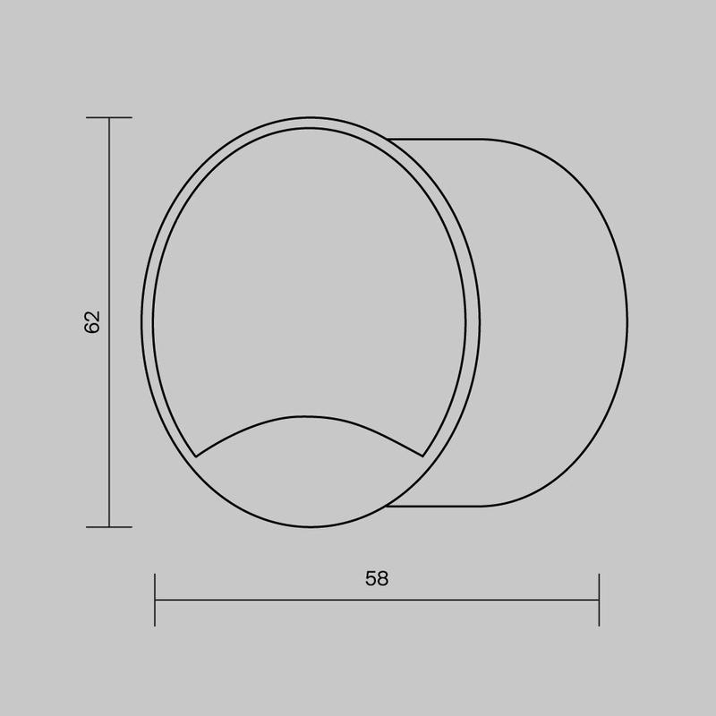  Светильник Biscotti 3Вт 3000К IP65 встраив. Maytoni O035-L3B3K фото в каталоге от BTSprom.by