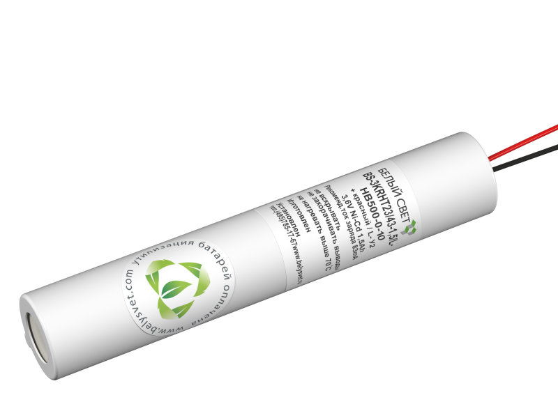 батарея bs-3krht23/43-1.5/l-hb500-0-10 (уп.10шт) белый свет a18265 от BTSprom.by