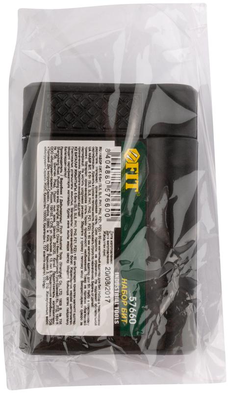  Набор бит 6шт CrV 25мм + адаптор FIT 57660 фото в каталоге от BTSprom.by