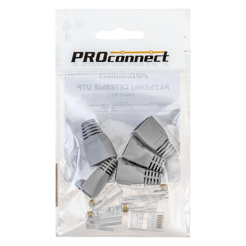  Набор разъемов сетевых №1 (5 разъемов UTP; 5 колпачков) (уп.5шт) PROCONNECT 05-1021-6-6 фото в каталоге от BTSprom.by