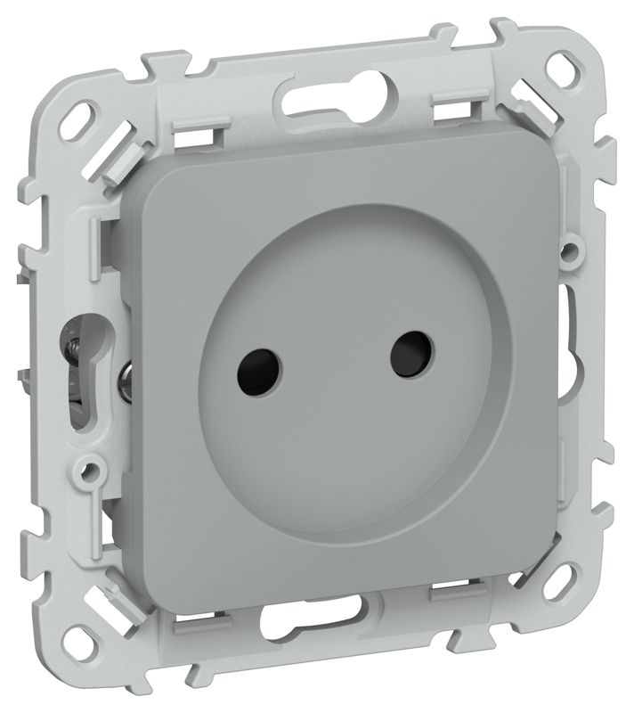 розетка сп flite рсш01-0-флс 10а без заземл. с защ. шторками механизм сер. iek fi-r13-10-k03 от BTSprom.by