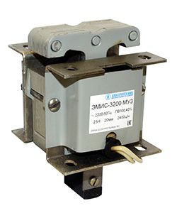 электромагнит эмис-3200 му3 220в толкающее исп.пв 100% ip20 с гибкими выводами электротехник et003965 от BTSprom.by