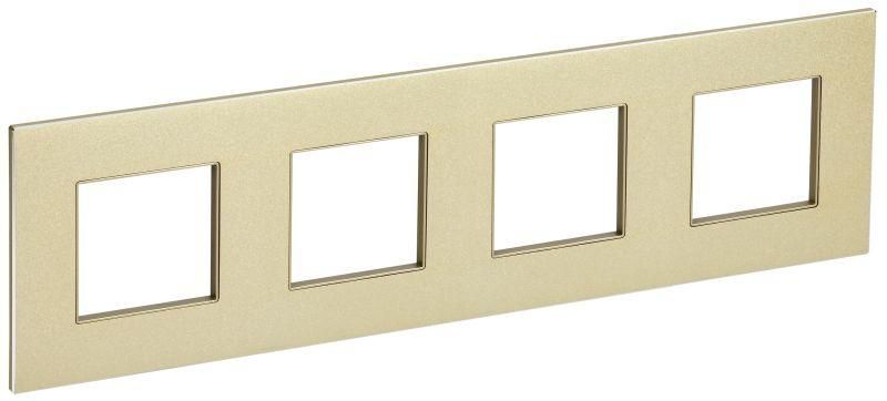 рамка 4-м skandy sk-f34sh металл шампань iek sk-m42-m-k37 от BTSprom.by