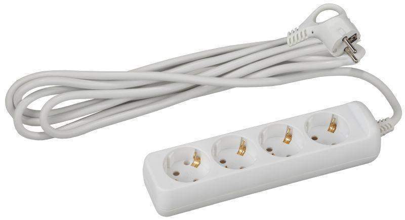 удлинитель 4х5м с заземл. 10а ip20 ux-4e-5m пвс 3х0.75 эра б0038580 от BTSprom.by