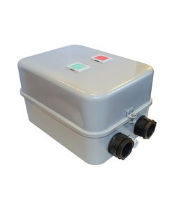 пускатель электромагнитный пм12-040160 у3 в 40а 220в/50гц 1но ip40 нереверсивный без реле в корпусе с кнопками пуск + стоп электротехник et000259 от BTSprom.by