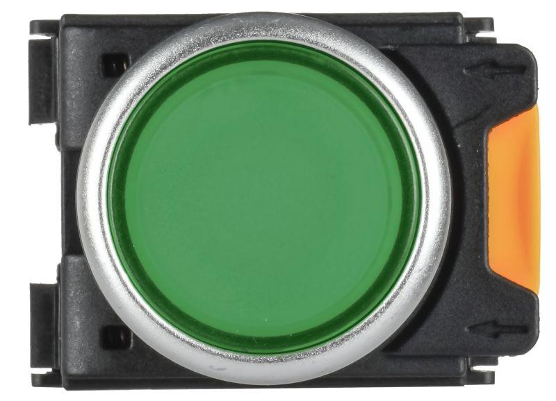  Кнопка d22мм 1НО+1НЗ MASTER с подсветкой и фиксацией зел. IEK MI-BT60-11TD-3-11-K06 фото в каталоге от BTSprom.by