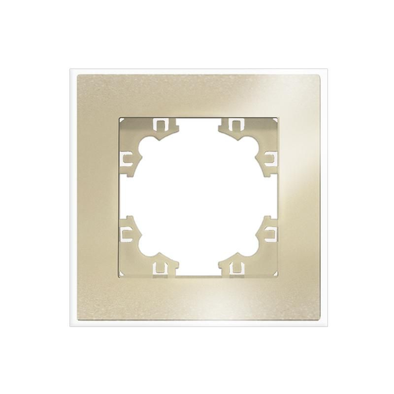 рамка 1-м афина стеклянная зол. universal 2290 от BTSprom.by