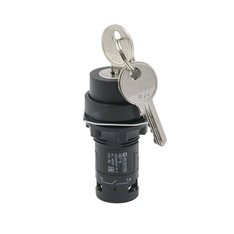 переключатель с ключом на 3 положения с фиксацией 1 выемка в центре 2no ip54 пластик mtb7-eg33 овен 132715 от BTSprom.by