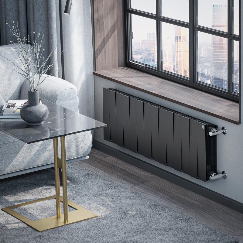  Радиатор PianoForte 300 14 секц. биметал. Noir Sable Royal Thermo НС-1346059 фото в каталоге от BTSprom.by