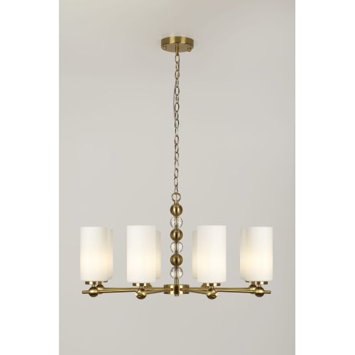  Люстра Antonella 3181-310 40Вт 8хE27 модерн Rivoli Б0068071 фото в каталоге от BTSprom.by