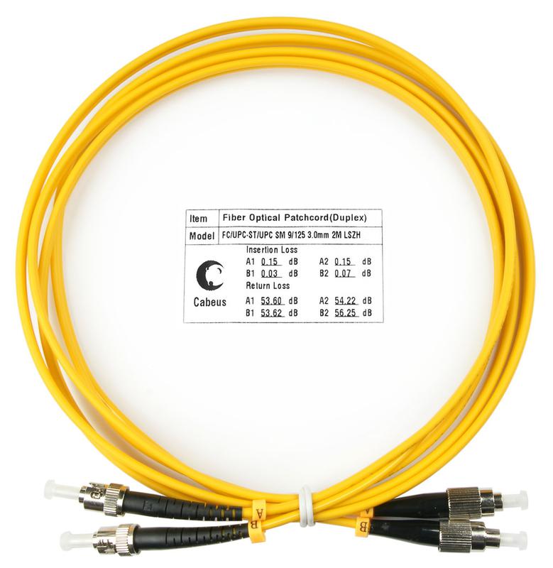 шнур оптический fop(d)-9-fc-st-2м duplex fc-st 9/125см 2м lszh cabeus 7500c от BTSprom.by