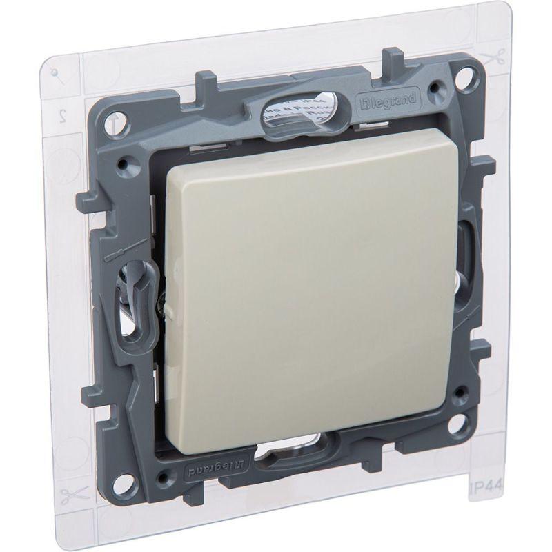 переключатель 1-кл. etika 10а ip44 250в безвинтов. зажимы сл. кость iek 672307 от BTSprom.by