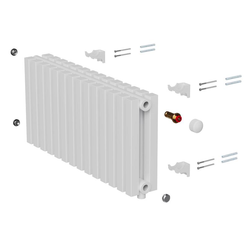  Радиатор дизайн Shift Q30 VC2030 32 секц. RAL9016 Royal Thermo НС-1631284 фото в каталоге от BTSprom.by