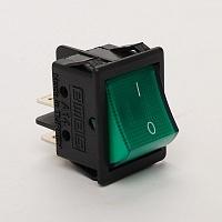 выключатель с подсветкой зел. emas a14b1y11 от BTSprom.by