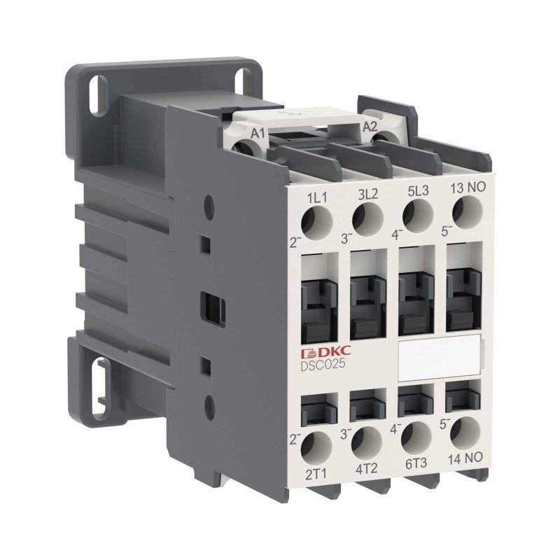 контактор магнитный yon dsc025 25a 12.5квт ac3 3p кат.48в dc 1но yon dsc025-3c10d048 от BTSprom.by