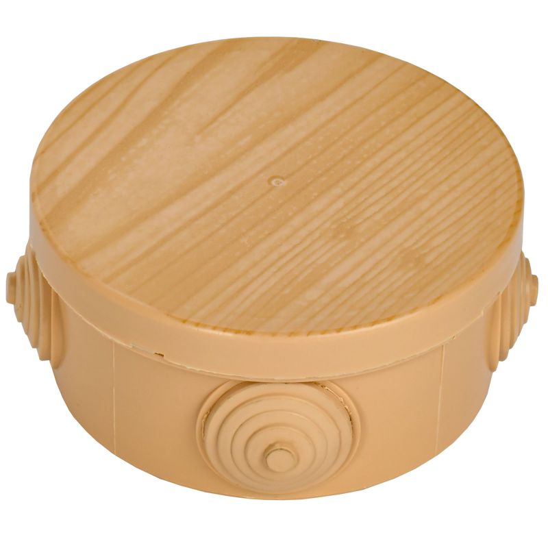  Коробка распаячная ОП КМ d85х40 IP54 4 ввода сосна IEK UKO21-085-040-000-K34-54 фото в каталоге от BTSprom.by