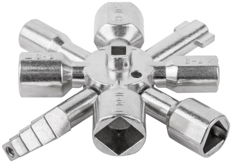  Ключ универсальный для электрошкафов 10-в-1 двусторонняя CrV бита РН2/SL7 FIT 60110 фото в каталоге от BTSprom.by