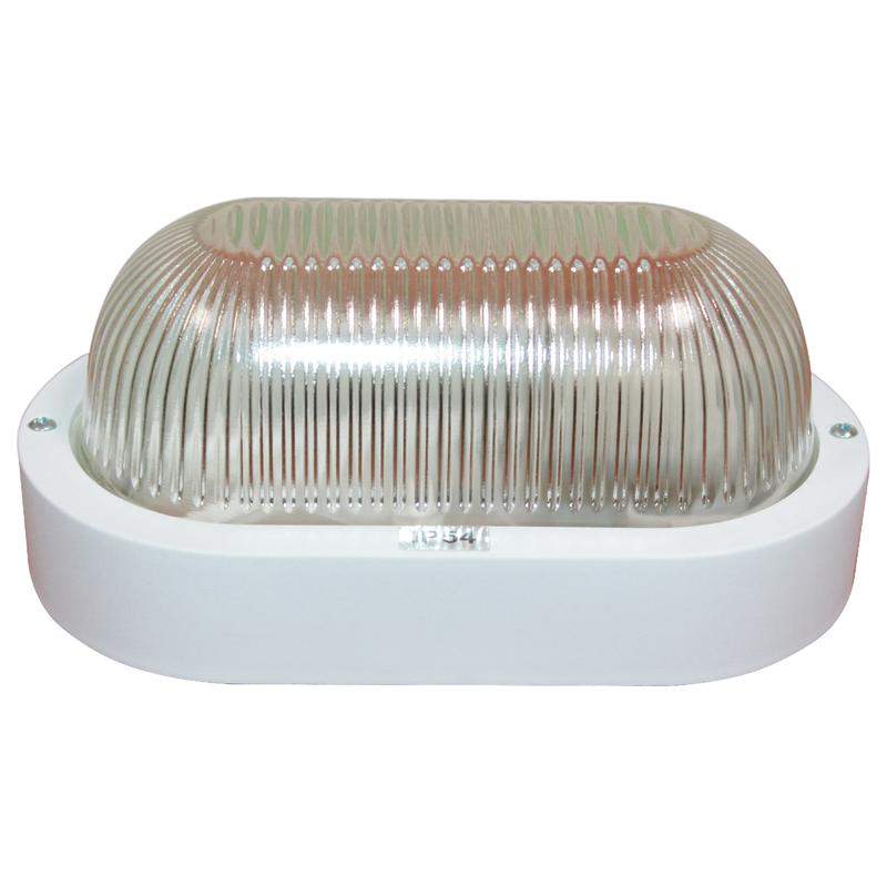  Светильник "Банник" 1401 НПП 03-60-021 IP54 овал малый бел. пласт. Элетех 1005500883 фото в каталоге от BTSprom.by