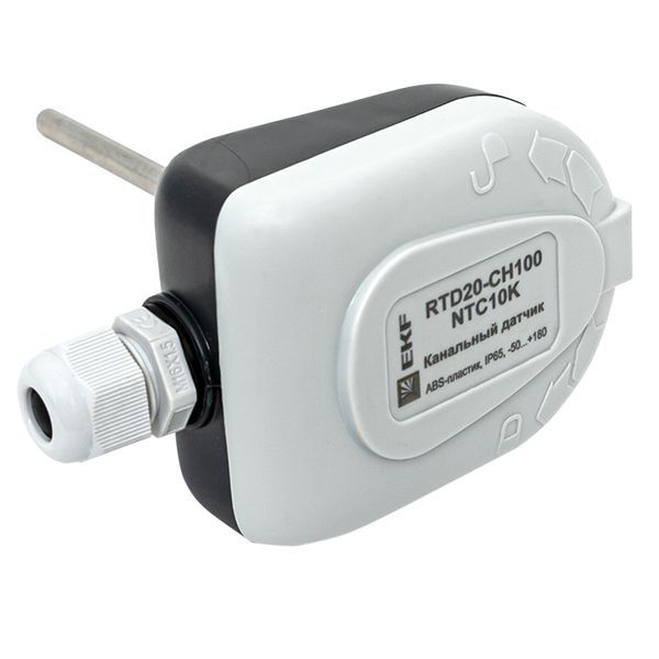  Датчик температуры канальный 100мм EKF RTD20-CH100-NTC10K фото в каталоге от BTSprom.by