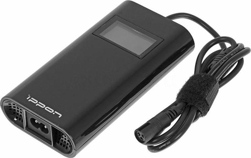 адаптер питания d90u автоматич. 90вт 15-19.5в 11-connectors 4.5а 1а 2.1а от бытовой электросети lсd индикатор ippon 654527 от BTSprom.by