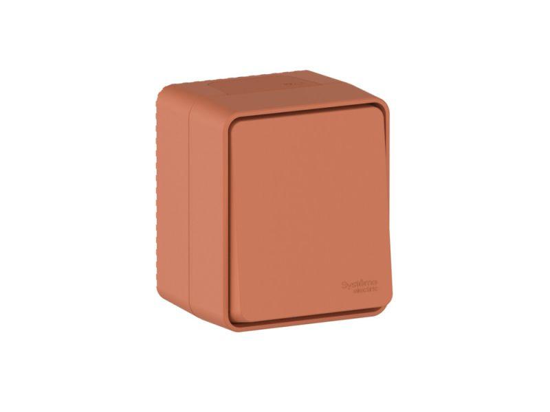 переключатель проходной 1-кл. оп atlasdesign profi ip54 10ax терракот. se atn547061 от BTSprom.by