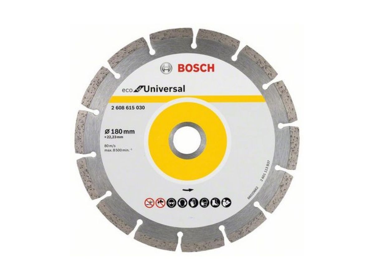 алмазный круг 180х22 мм универс. сегмент. eco universal bosch (сухая резка) 2608615043 от BTSprom.by