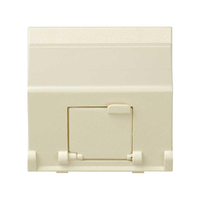 адаптер на 1 rj45(12) коннектор наклонный широкий simon27 сл. кость 27081-32 от BTSprom.by