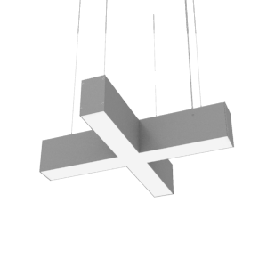 светильник светодиодный х-line 532х500х100 20вт 4000к 2200лм х-образ. с опаловым рассеив. металлик торцевые крышки (4шт) varton v1-r0-0хх23-02op0-4002040 от BTSprom.by