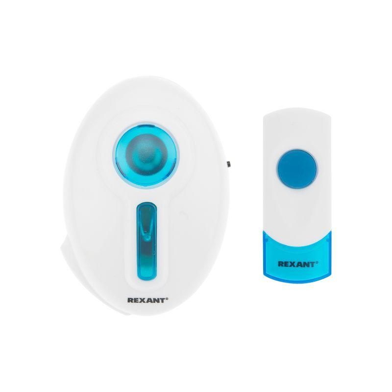 звонок беспроводной дверной rx-6 220в кнопка ip44 rexant 73-0060 от BTSprom.by