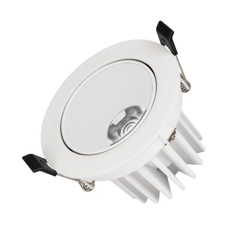светильник светодиодный ms-forecast-built-turn-r102-12w warm3000 (wh-wh 32 deg 230в) ip20 металл arlight 037188(1) от BTSprom.by