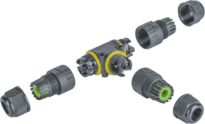  Коннектор кабельный T-образный 82 836 NTB-T02-3P-IP68 3PIN Navigator 82836 фото в каталоге от BTSprom.by