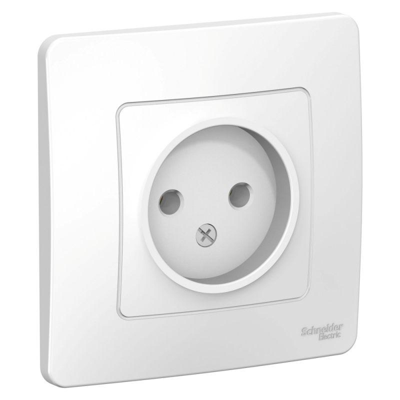 розетка 1-м сп blanca 16а ip20 250в без заземл. без защ. шторок бел. se blnrs000011 от BTSprom.by