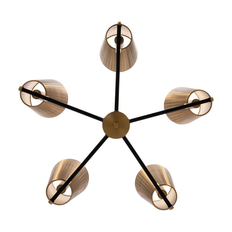  Светильник Terra 40Вт E14х5 IP20 подвесной Freya FR5260PL-05BS фото в каталоге от BTSprom.by