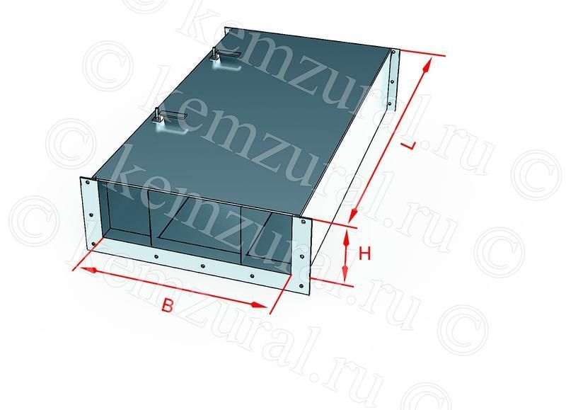 Короб ККБ-3ПО-0.2/0.5-2(2.0мм)гор.цинк КЭМЗ 605 502026 49 от BTSprom.by