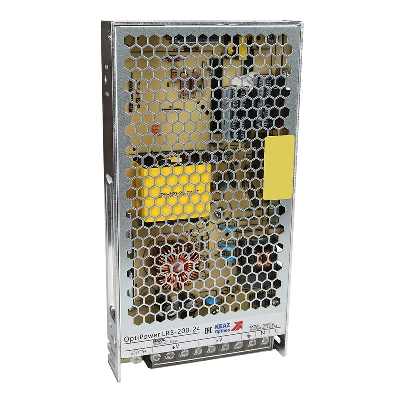 блок питания панельный optipower lrs 200-24 8.8a кэаз 328885 от BTSprom.by