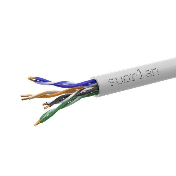 кабель витая пара u/utp кат.5e 4х2х24awg solid cu pvc standart (м) suprlan 01-0328-9 от BTSprom.by